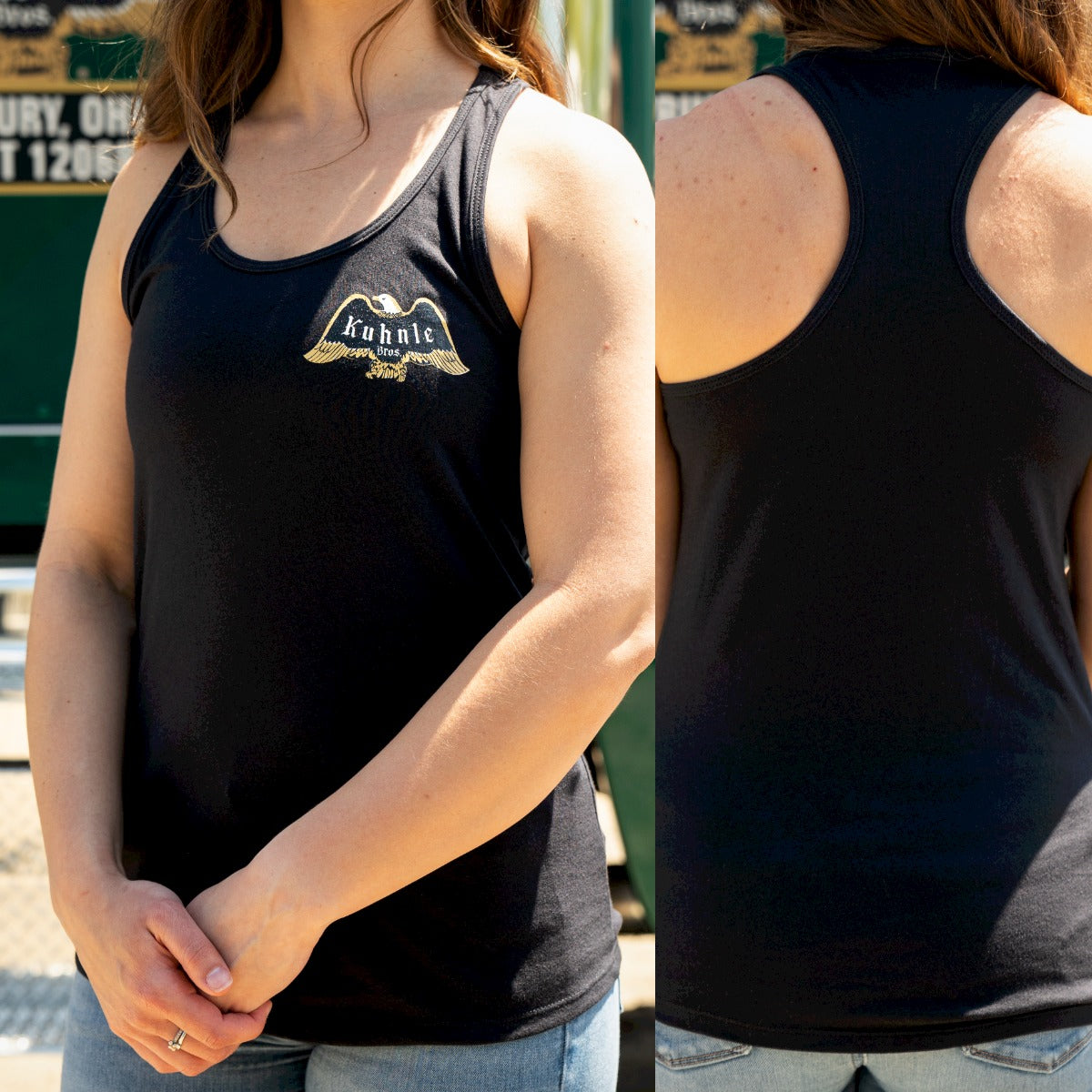 CLEARANCE - Kuhnle Brothers Ladies Racerback Tank Top