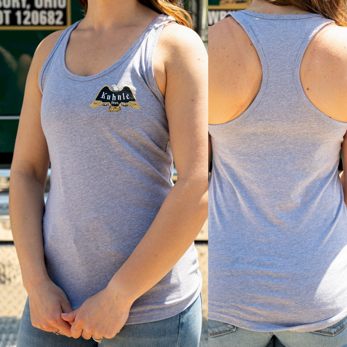 CLEARANCE - Kuhnle Brothers Ladies Racerback Tank Top