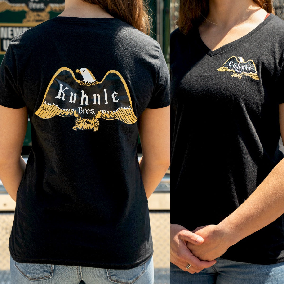 CLEARANCE - Kuhnle Brothers Ladies V-Neck Tee