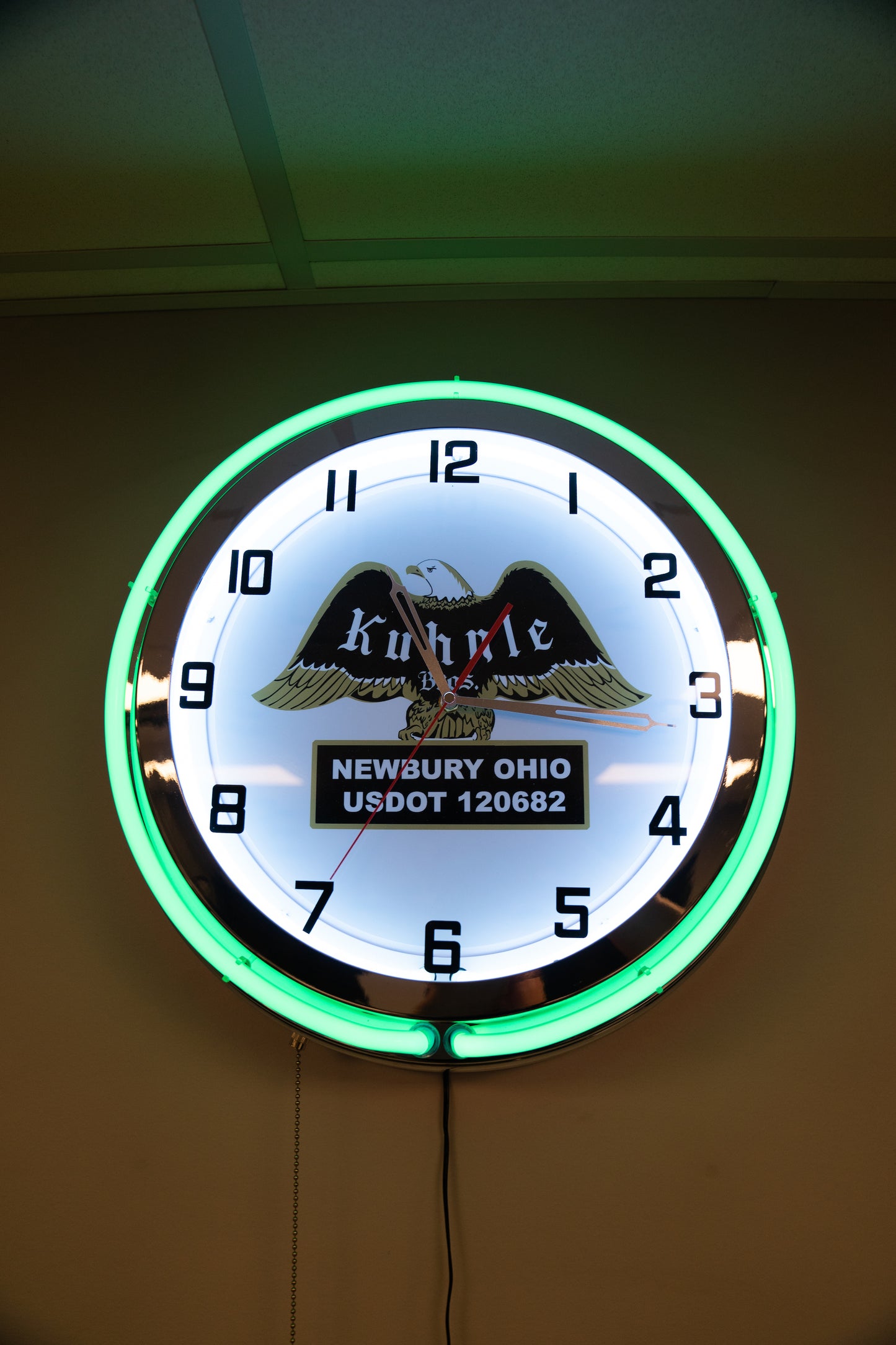 Kuhnle Brothers Logo Clock