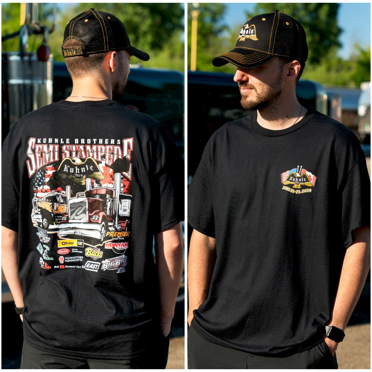 Kuhnle Brothers Semi Stampede June 2024 Event Tee