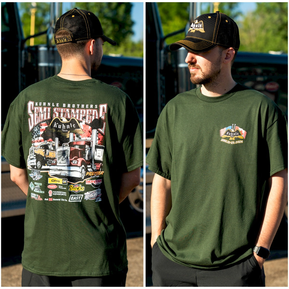 Kuhnle Brothers Semi Stampede June 2024 Event Tee