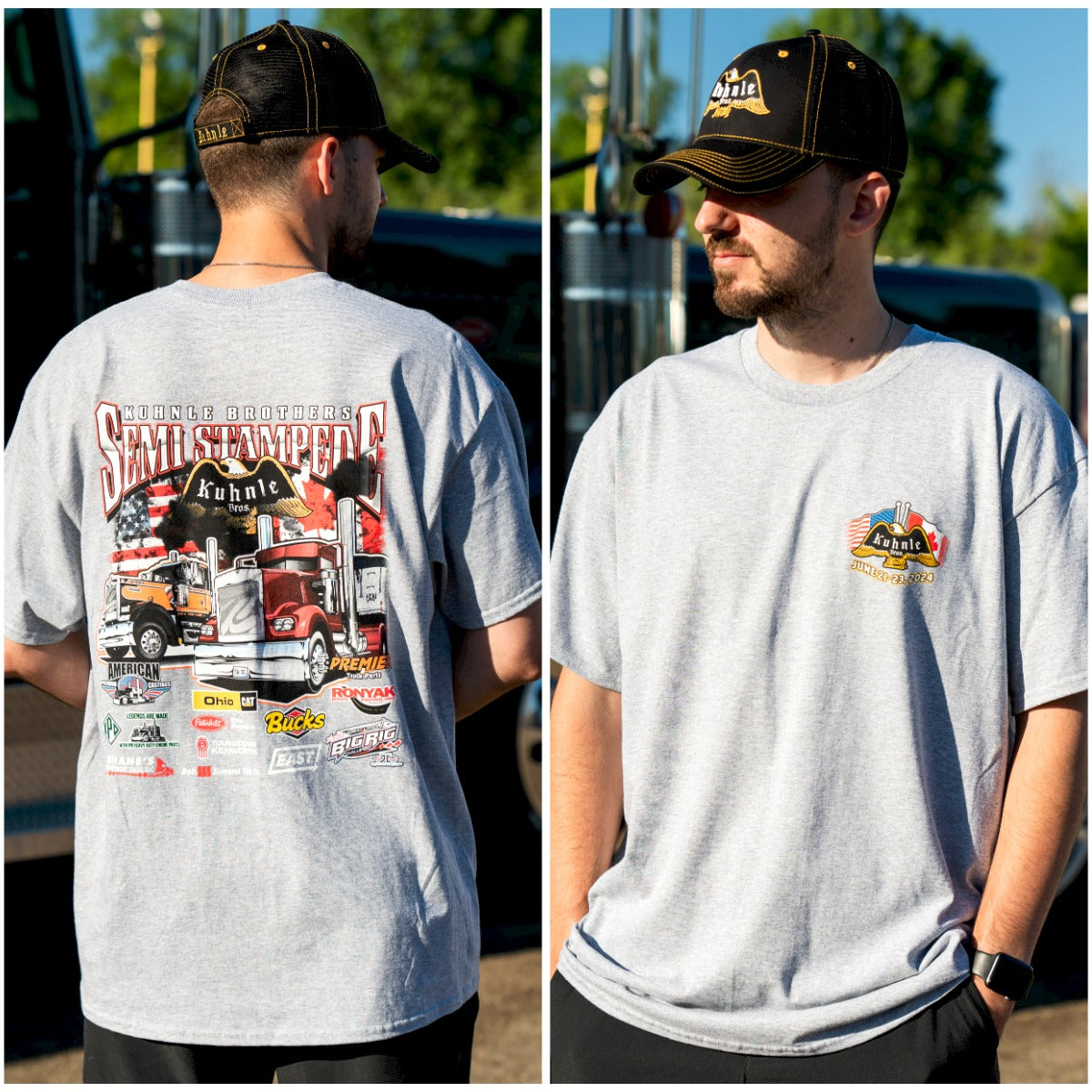 Kuhnle Brothers Semi Stampede June 2024 Event Tee