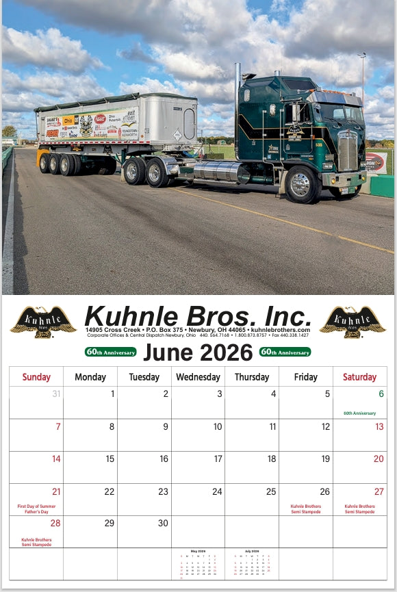 Kuhnle Brothers 2026 Calendar