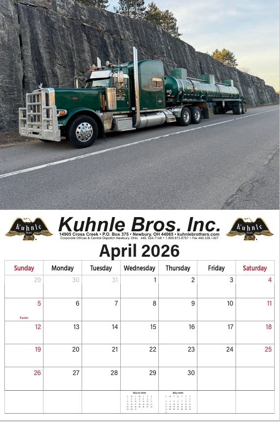 Kuhnle Brothers 2026 Calendar