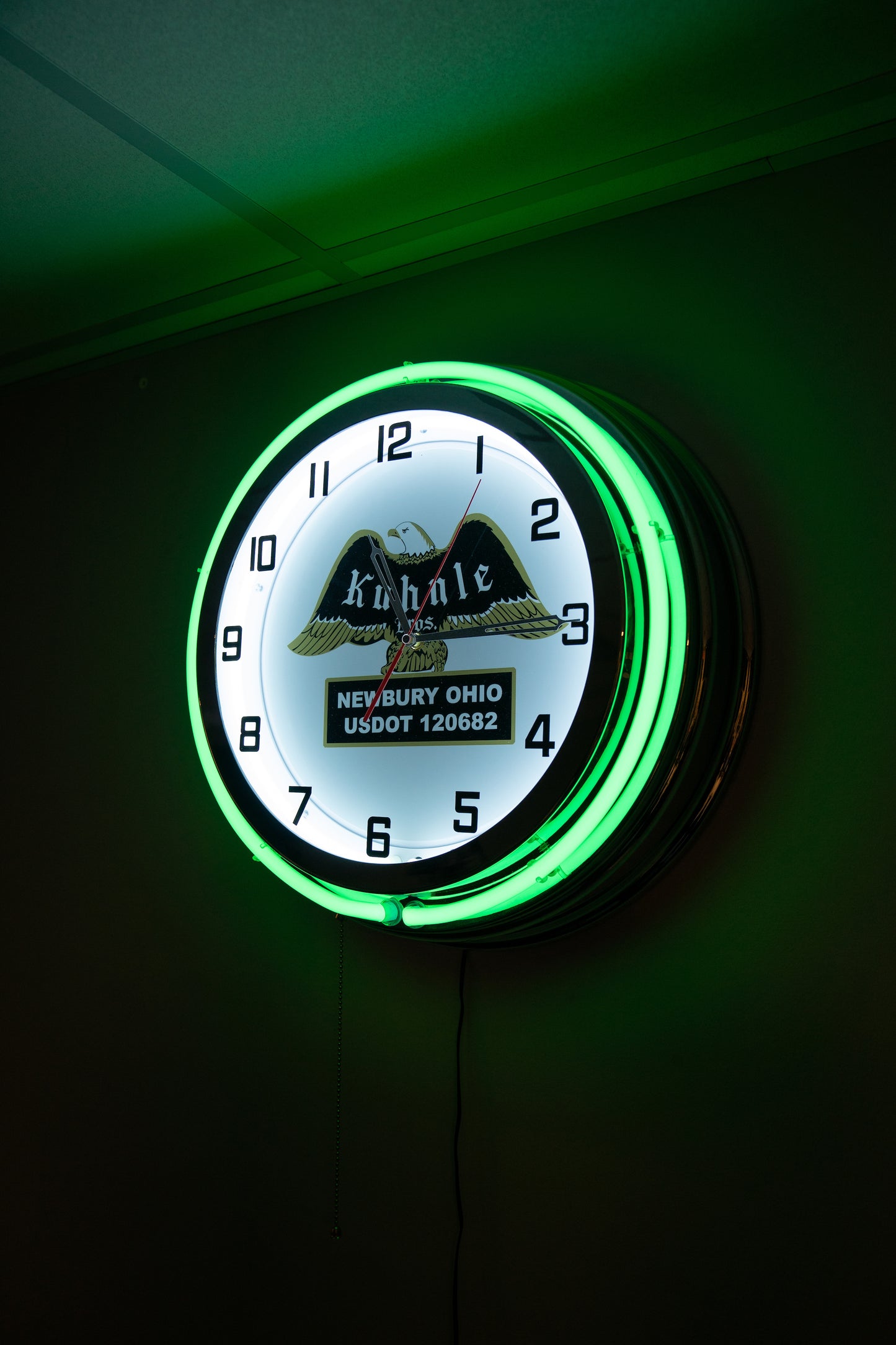 Kuhnle Brothers Logo Clock