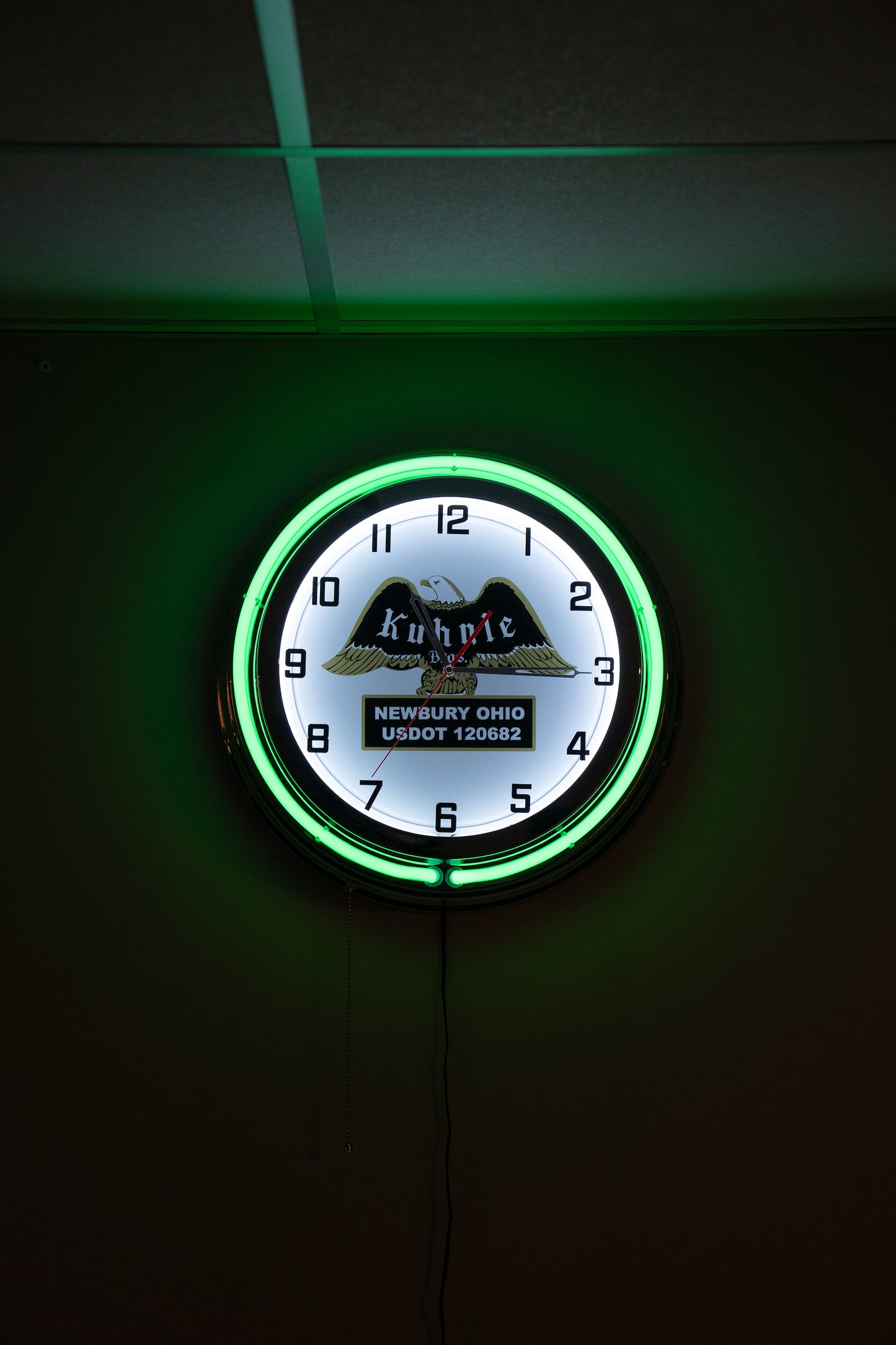 Kuhnle Brothers Logo Clock